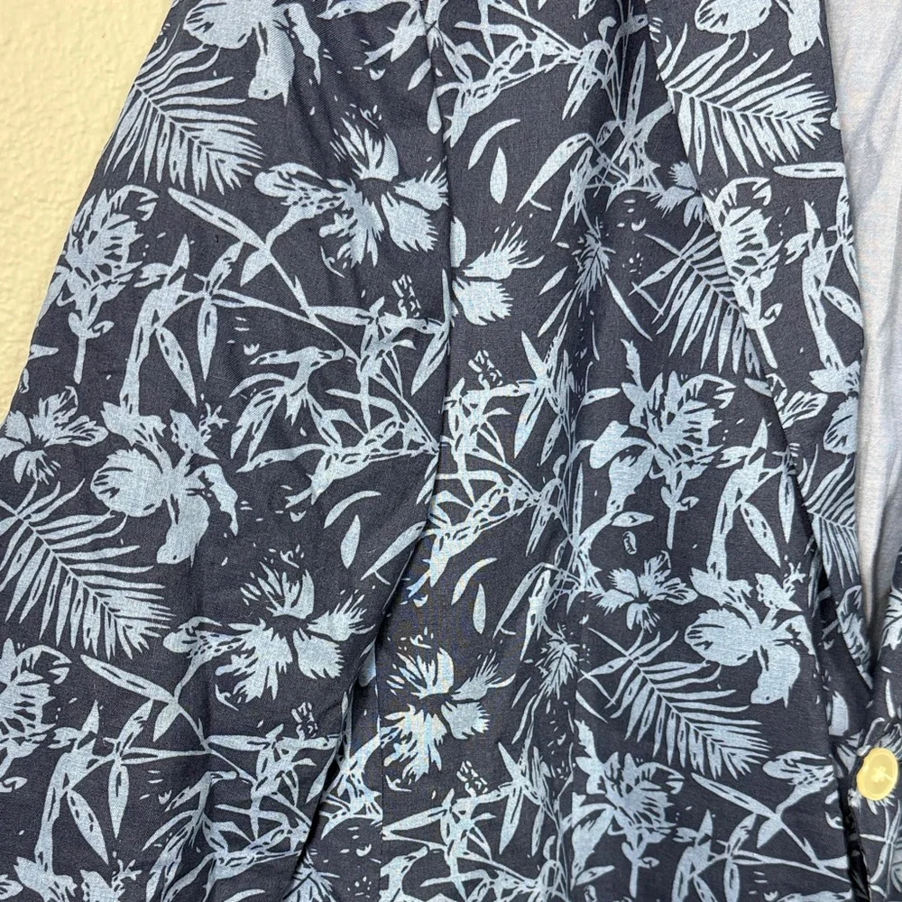 NWT Izod Men's Floral Linen Blend Blazer